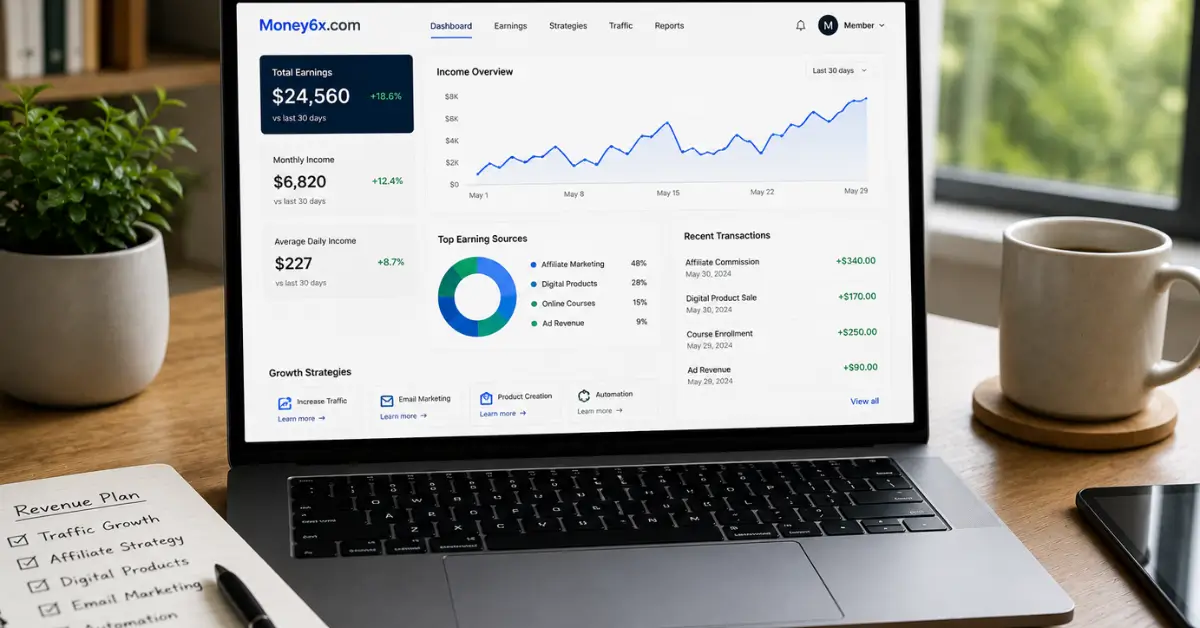 Money6x.com Earning: Complete Guide to Making Money Online -dailymagzine/